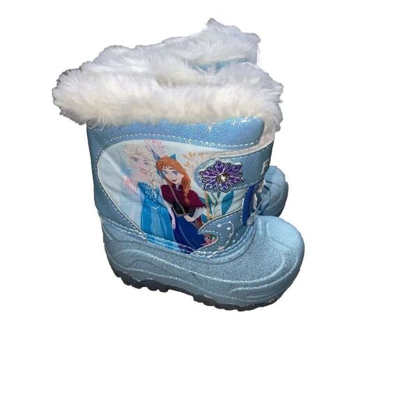 Frozen Toddler Girls Light Up Winter Boots Size 6 toddler size - Picture 1 of 13